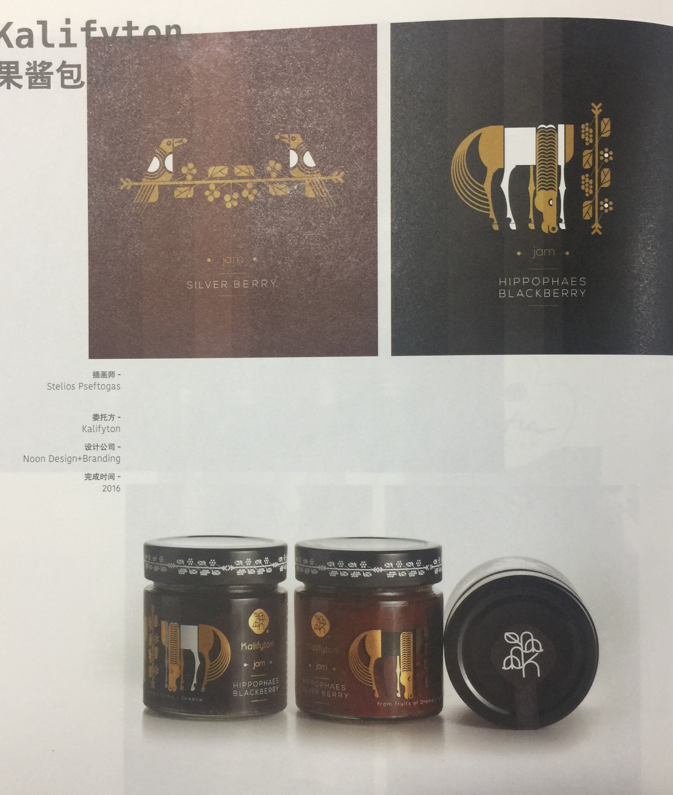 帶來獨(dú)特味覺體驗(yàn)的食品-黑莓、銀果胡頹子和沙棘果醬包裝設(shè)計